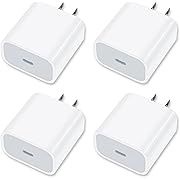 USB-C Wall Charger, 20W USB-C Power Adapter Replacement for Phone 17/16/15/14/13/15 Pro/Pro Max/Plus/XS/XR/X,Galaxy, Pixel,i Pad and More
