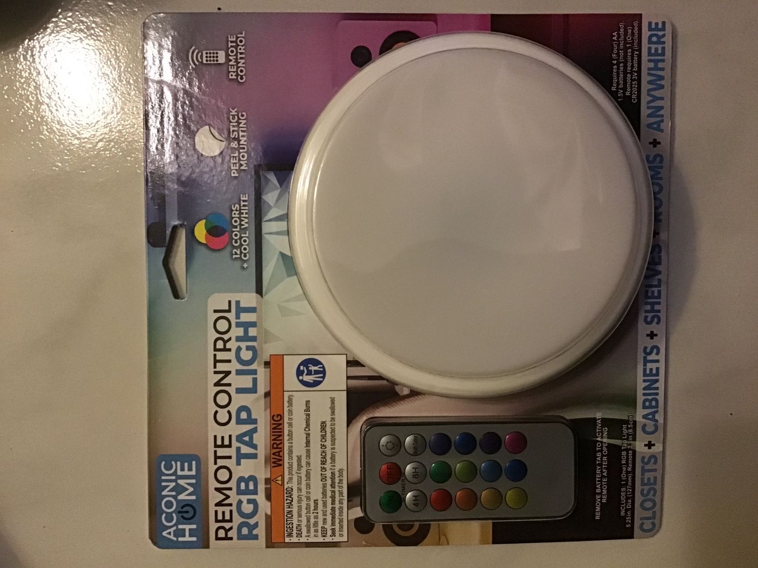 Remote Control RCB Tap Light