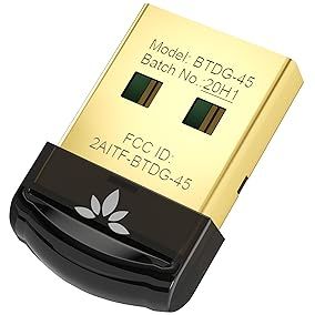 Avantree DG45 - USB Bluetooth Adapter for Windows PCs and Laptops