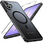 Magnetic Case for Samsung Galaxy A07, with Screen Protector, Black