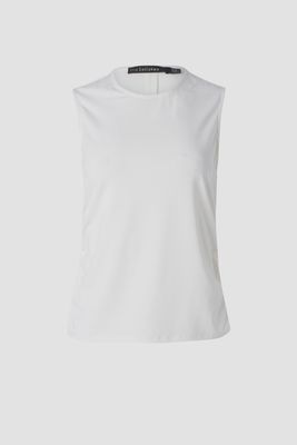 Shirred Sleeveless Top