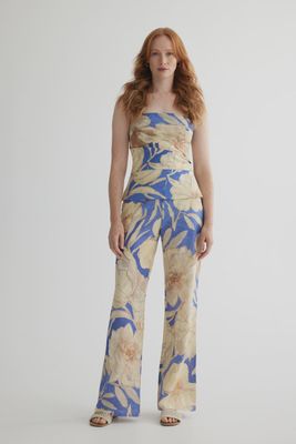 Floral Print Bustier