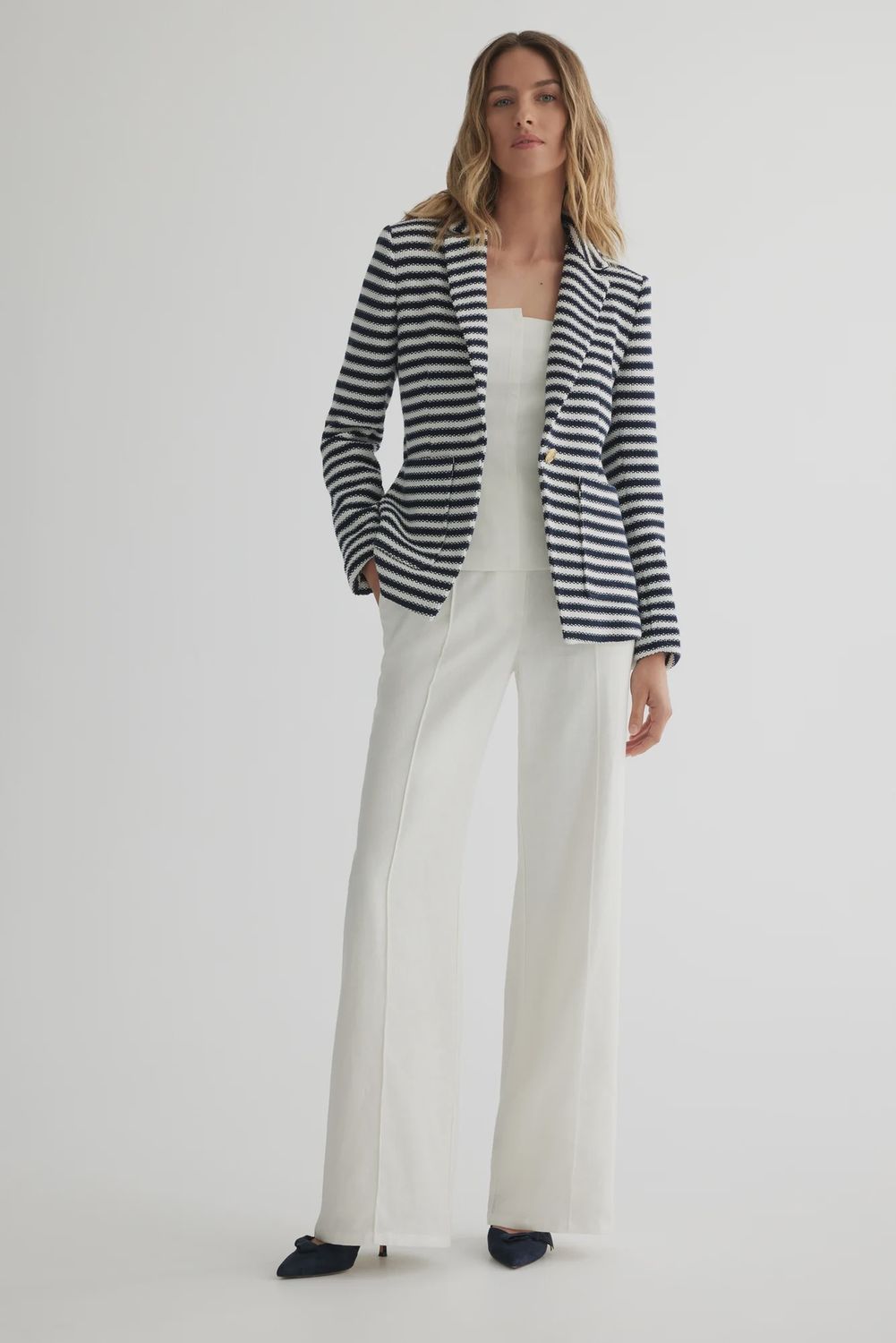 Notch Collar Jacket Patch Pockets