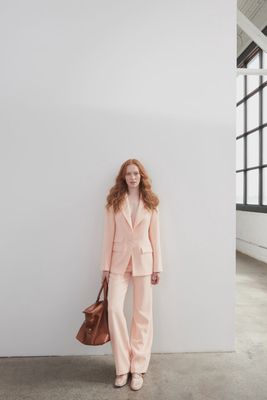 Single Button Semi-Fitted Jacket