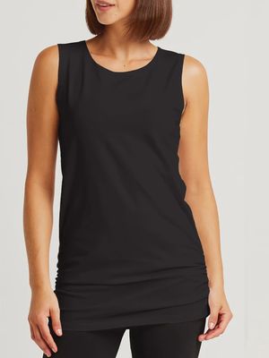 Cotton Lycra Ruche Tank