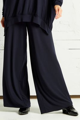 Matte Jersey Wide Leg Pants