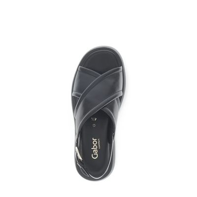 Cross-Strap Platform Sandal