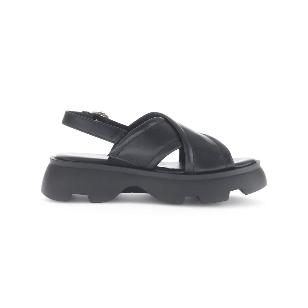 Cross-Strap Platform Sandal