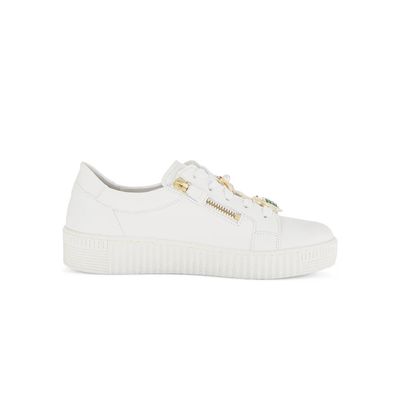 Platform Sneaker with Zipper