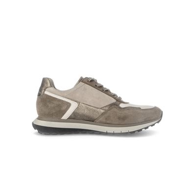 Mixed Leathers Sneaker