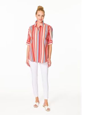Step Hem Pull-On Pants 8363