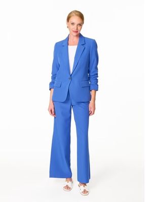Wide Leg Pants With High Slits 9415