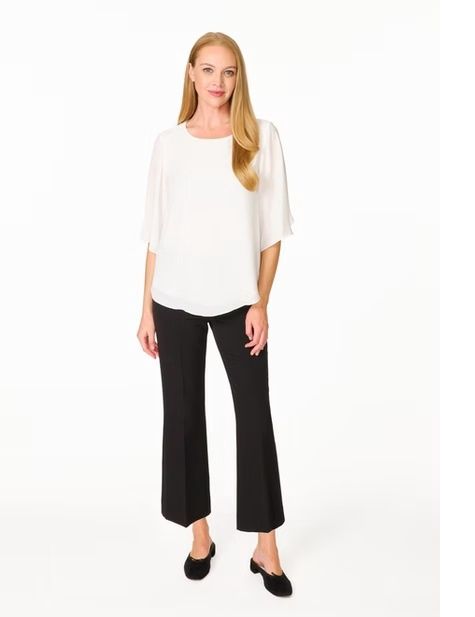 Round Neck 3/4 Sleeve 7223