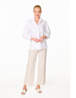 Pleated Sleeve Shirt 4555