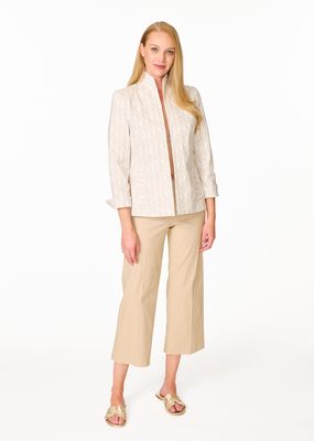Crop Wide-Leg Pants 8332-1