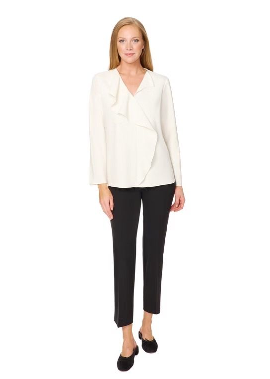 V-Neck Cascade Top 9462
