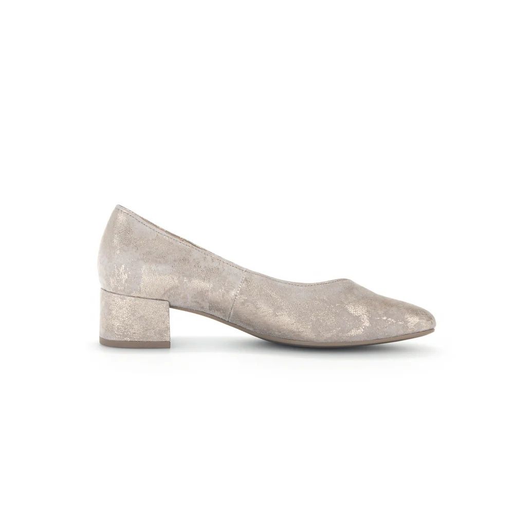 Low Block Heel Pump