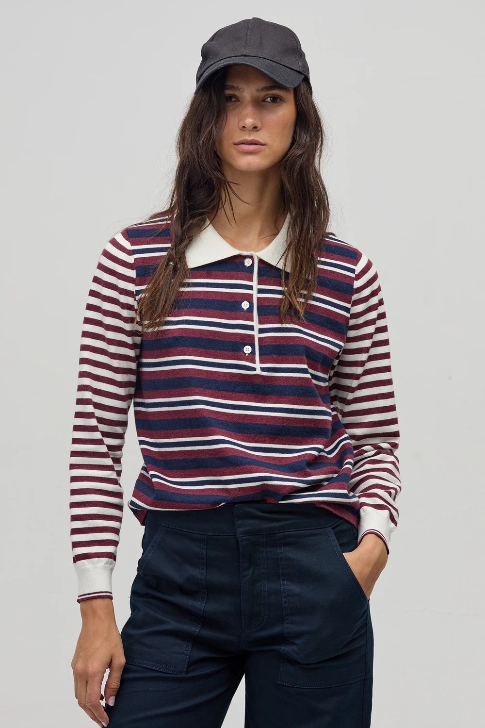 College Polo Sweater