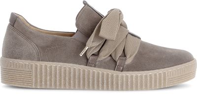 Suede Ribbon Sneakers