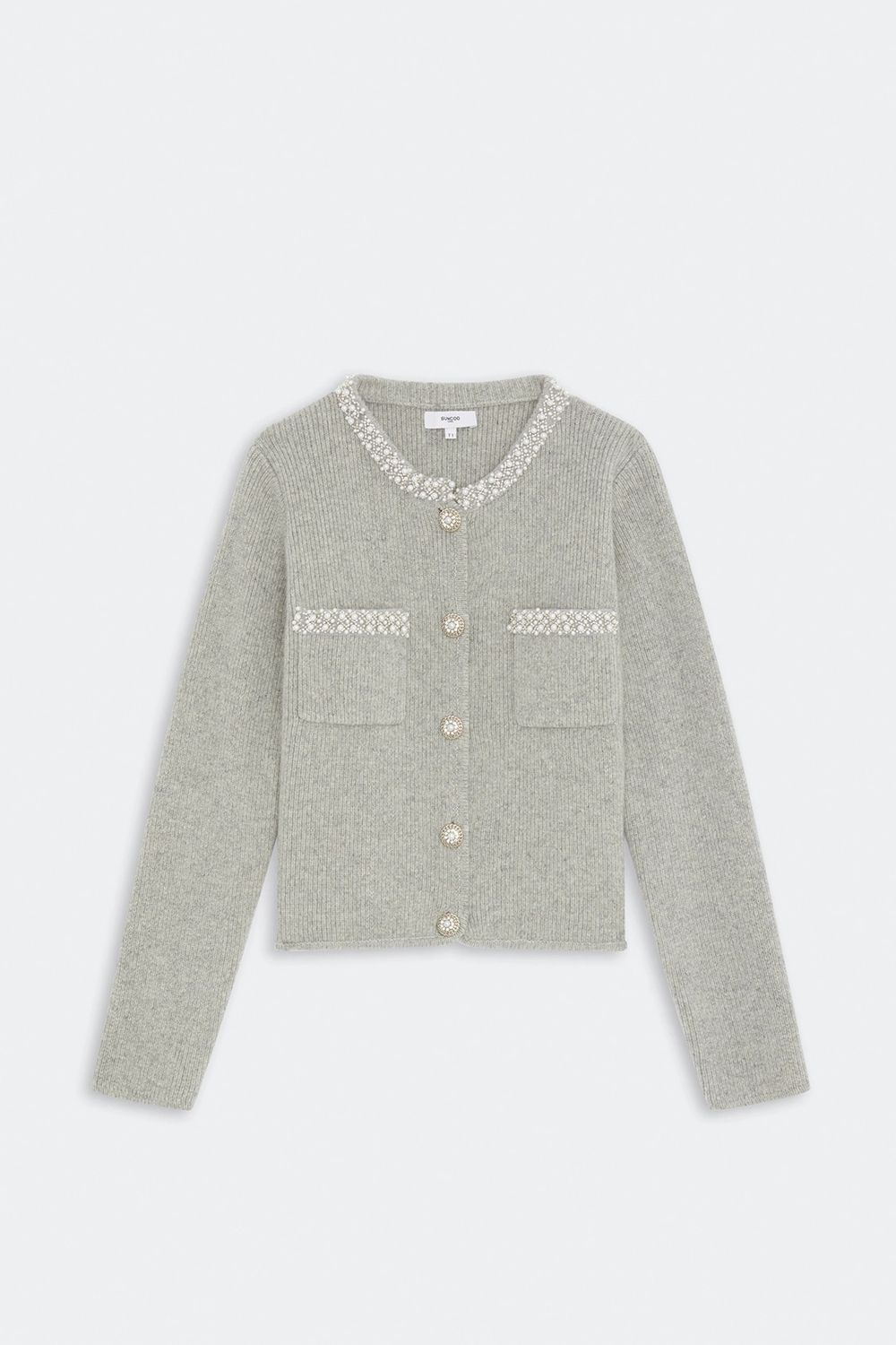 Garvi Beaded Detail Cardigan