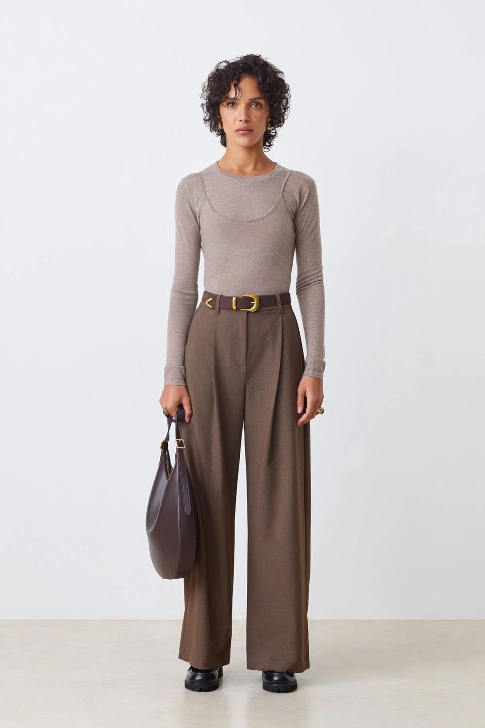 Jonas Pleated Trousers