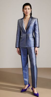 Metallic Structured Blazer