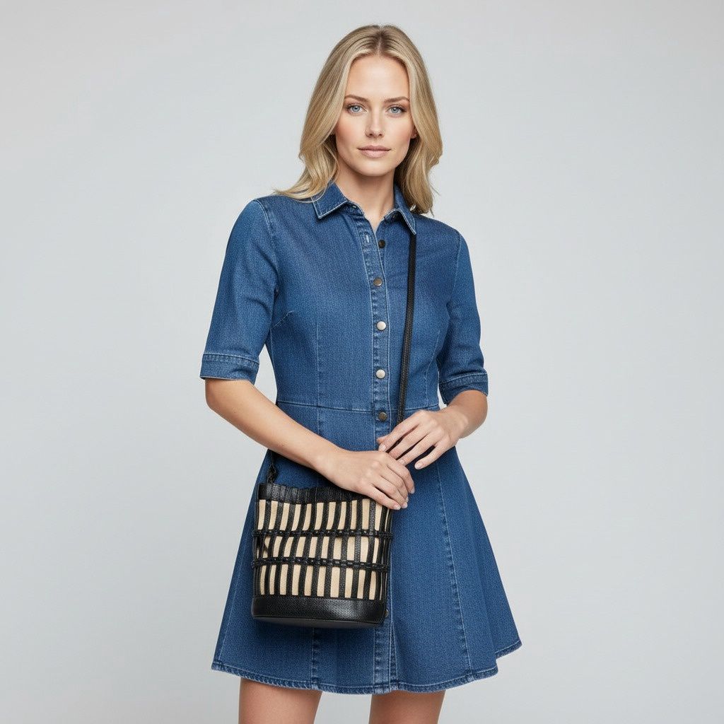 Lattice Handbag Square