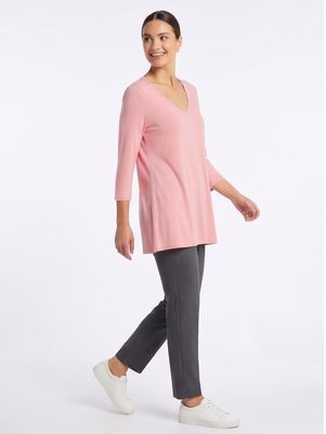 V-Neck Stretch Tunic
