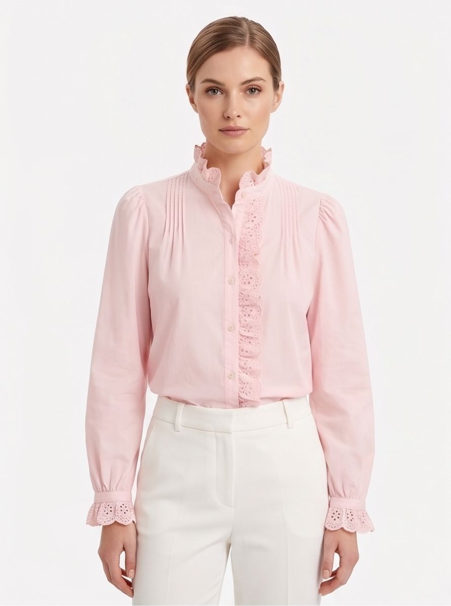 Amiens Lace Ruffle Shirt