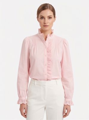 Amiens Lace Ruffle Shirt