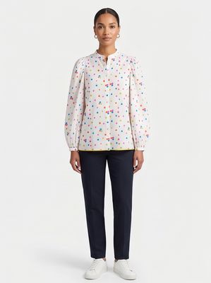 Embroidered Swirl Shirt