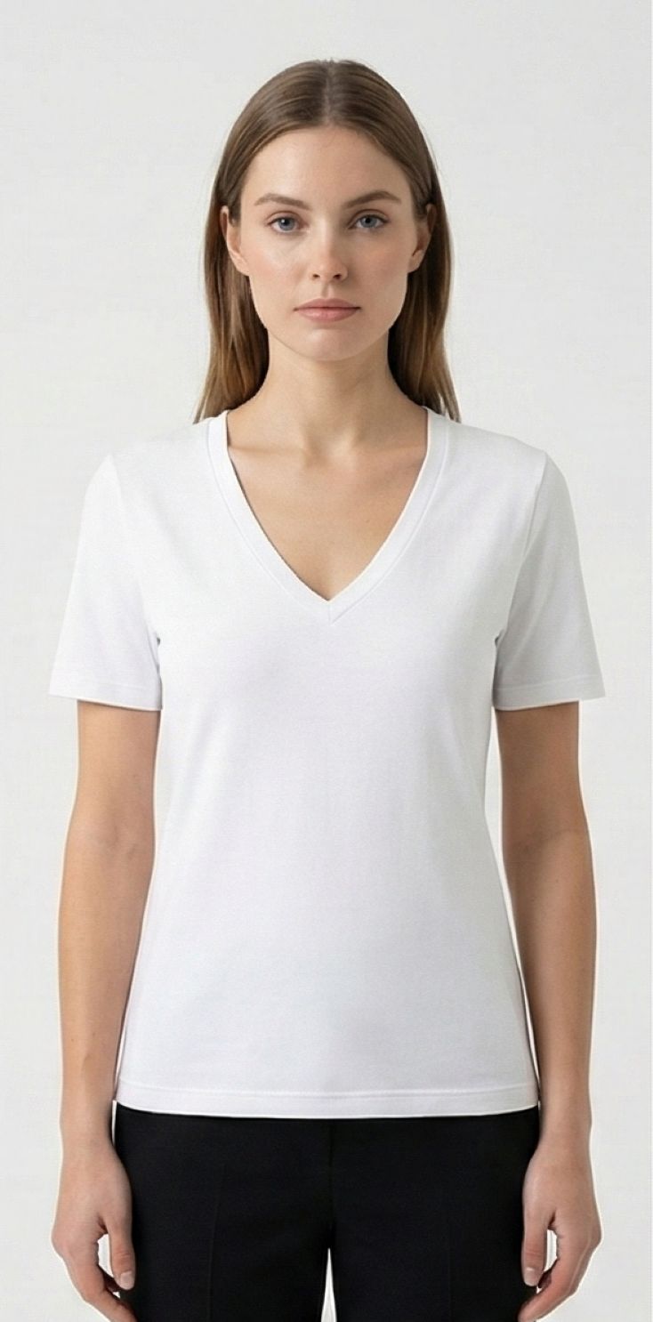 The Essential Tencel V-Neck T-Shirt
