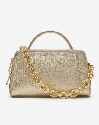 Metallic Single Handle Handbag