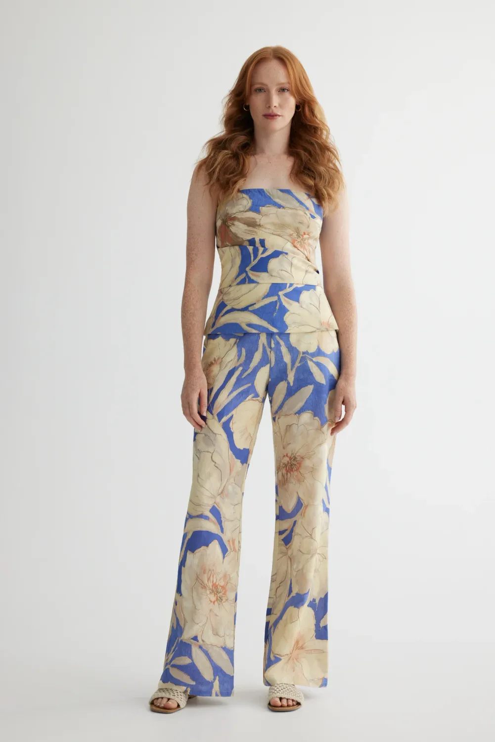 Floral Print Bustier