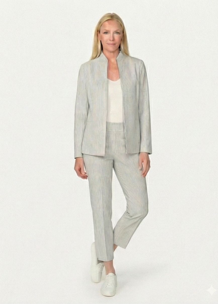 Shaped Stand-Collar Jacket 8354-1