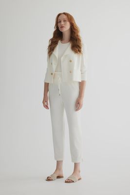 Short Jacket with Trench Detail