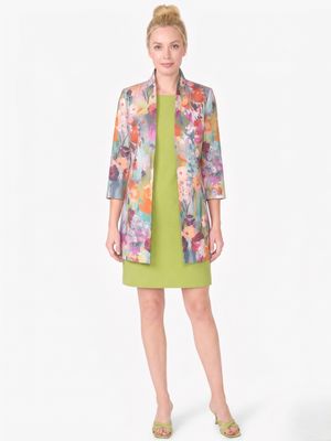 Floral Woven Swing Jacket
