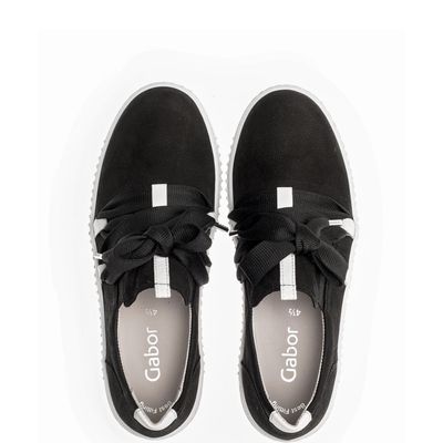 Ribbon Sneaker Black