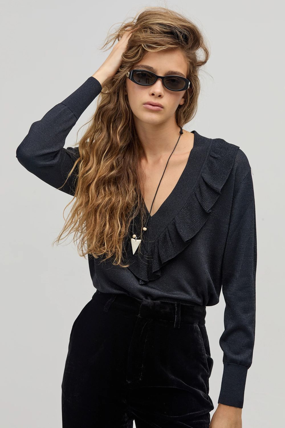 Boho Lurex Sweater