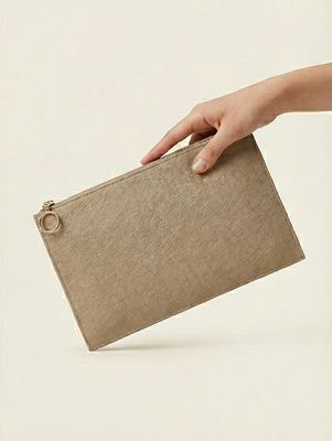 The Essential Pebbled Leather Clutch
