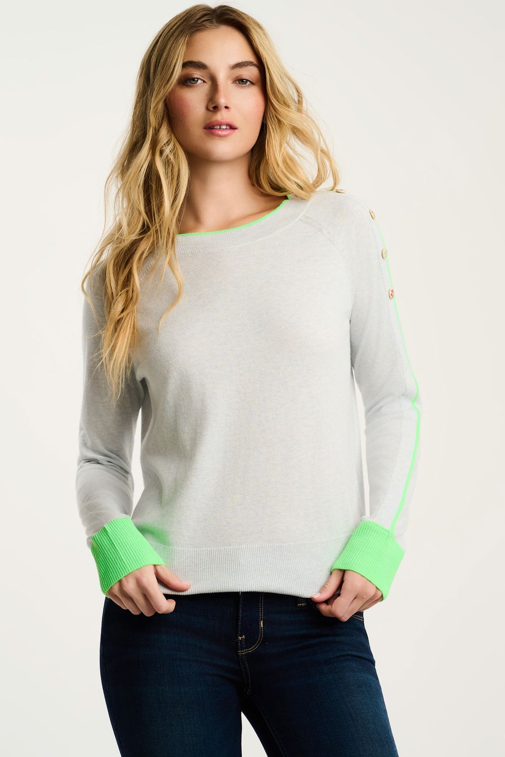 City Chic Crew Neck Sweater