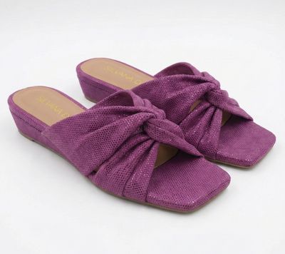 Knotted Leather Slide