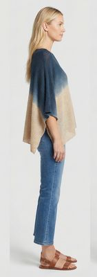 Haudy Linen Poncho Sweater