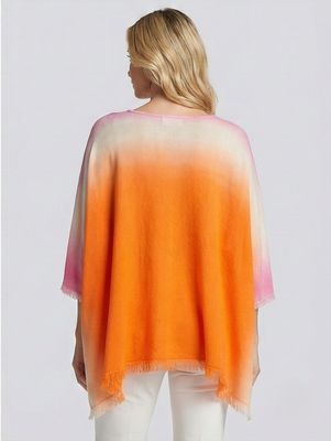 Himmlisch Ombre Cashmere Poncho