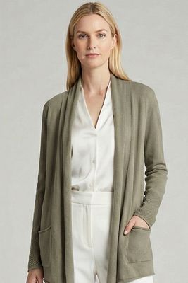 Hatus Draped Open Cardigan