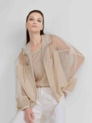 Sheer Back Yoke Tank Top