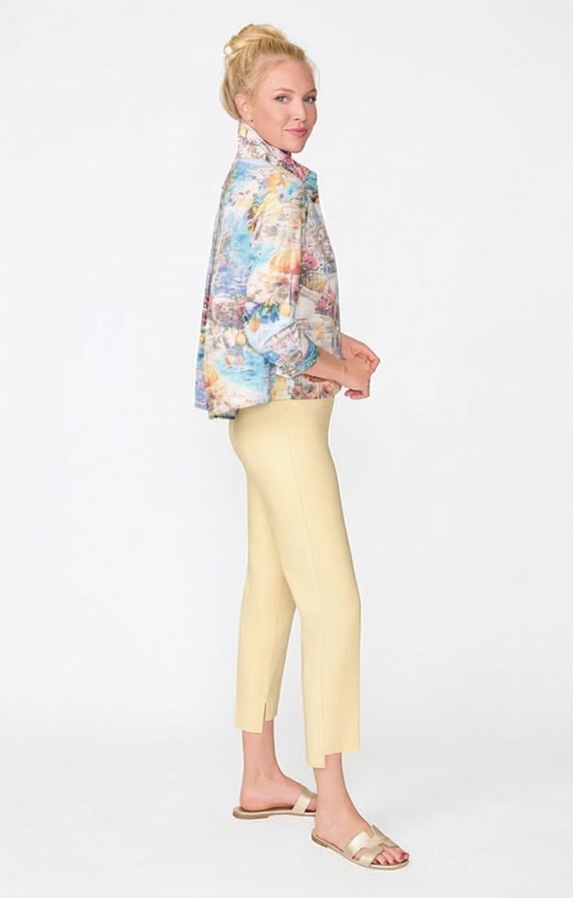 Cropped Back Pleated Shirt 3223