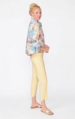 Cropped Back Pleated Shirt 3223