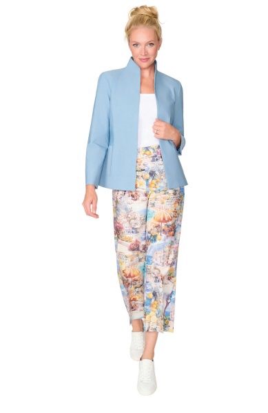 Pull-On Crop Flare Pants 3232