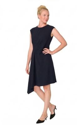 Side Gathered Dress 9433